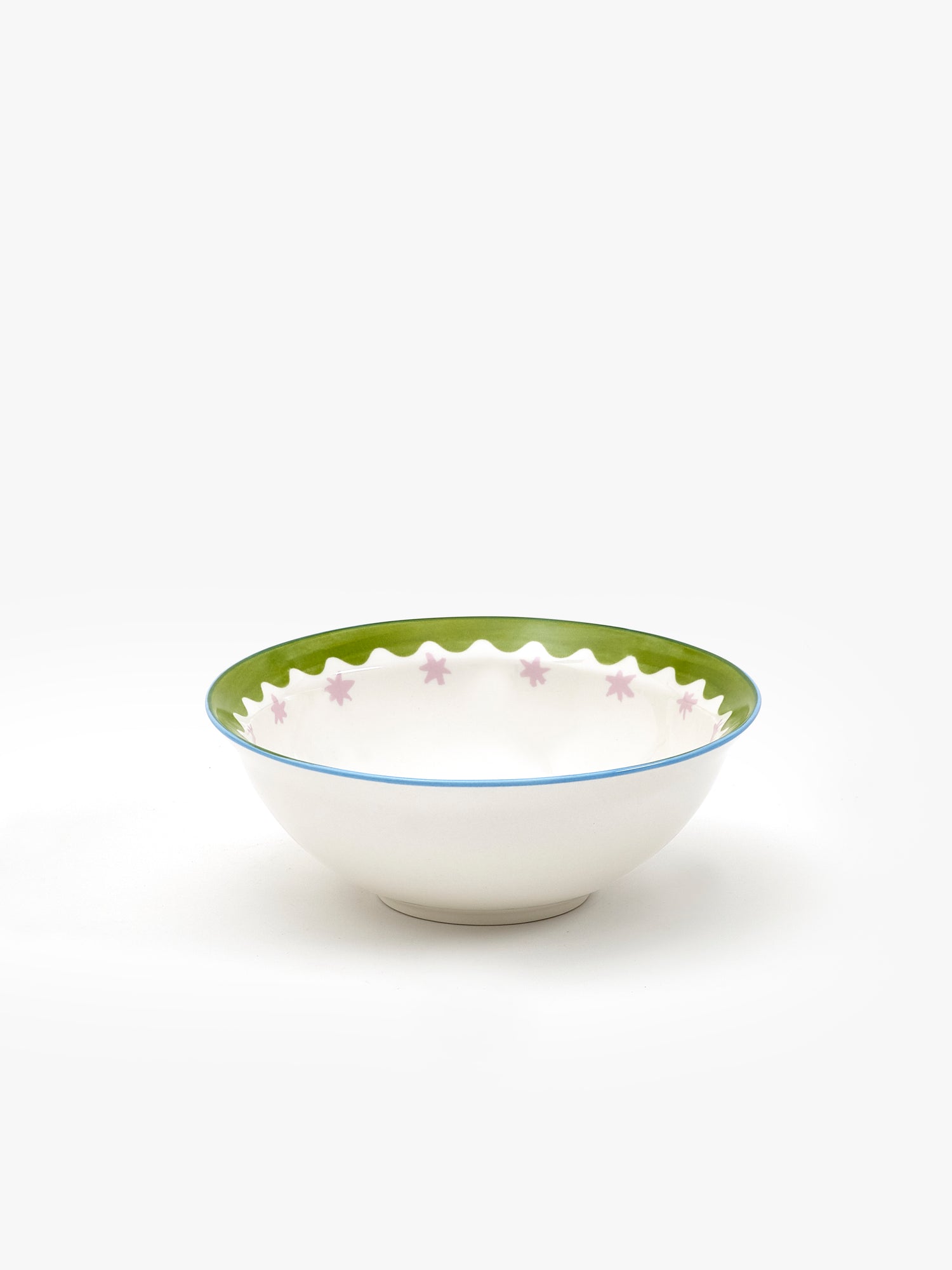 Eleanor Bowmer Pink Star Cereal Bowl