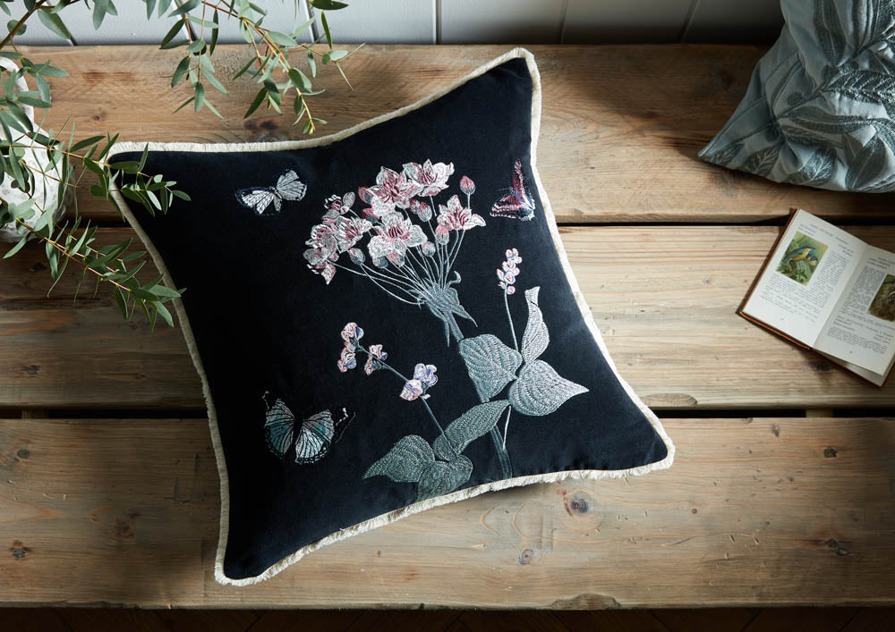 Kew Gardens Flowering Rush Cushion 50x50cm