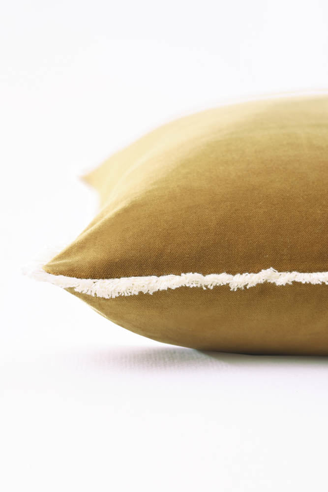 Kew Gardens Pumila Cushion 45x45cm - Mustard
