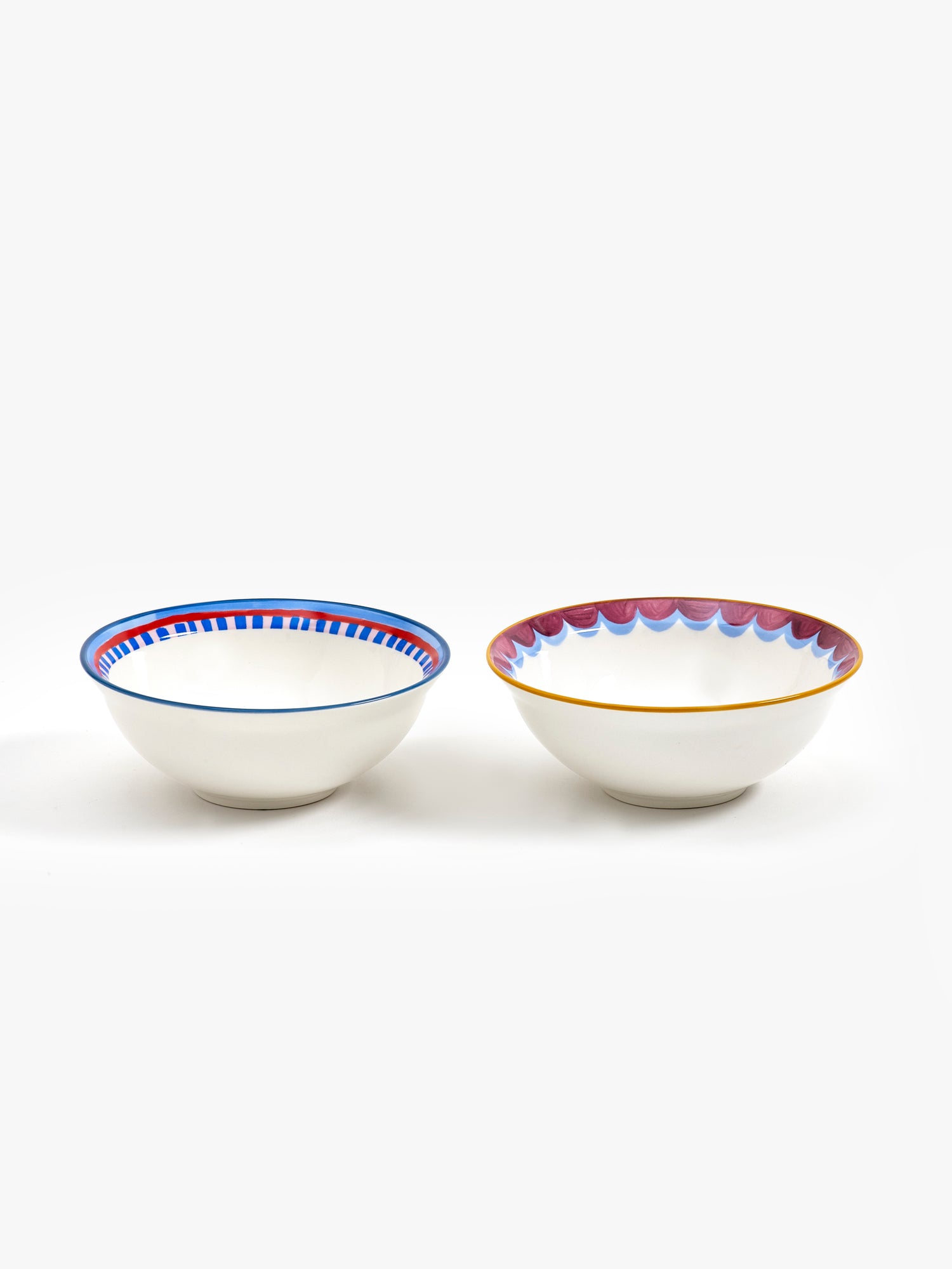 Eleanor Bowmer Set of 2 Cactus & Oyster Nibble Bowls