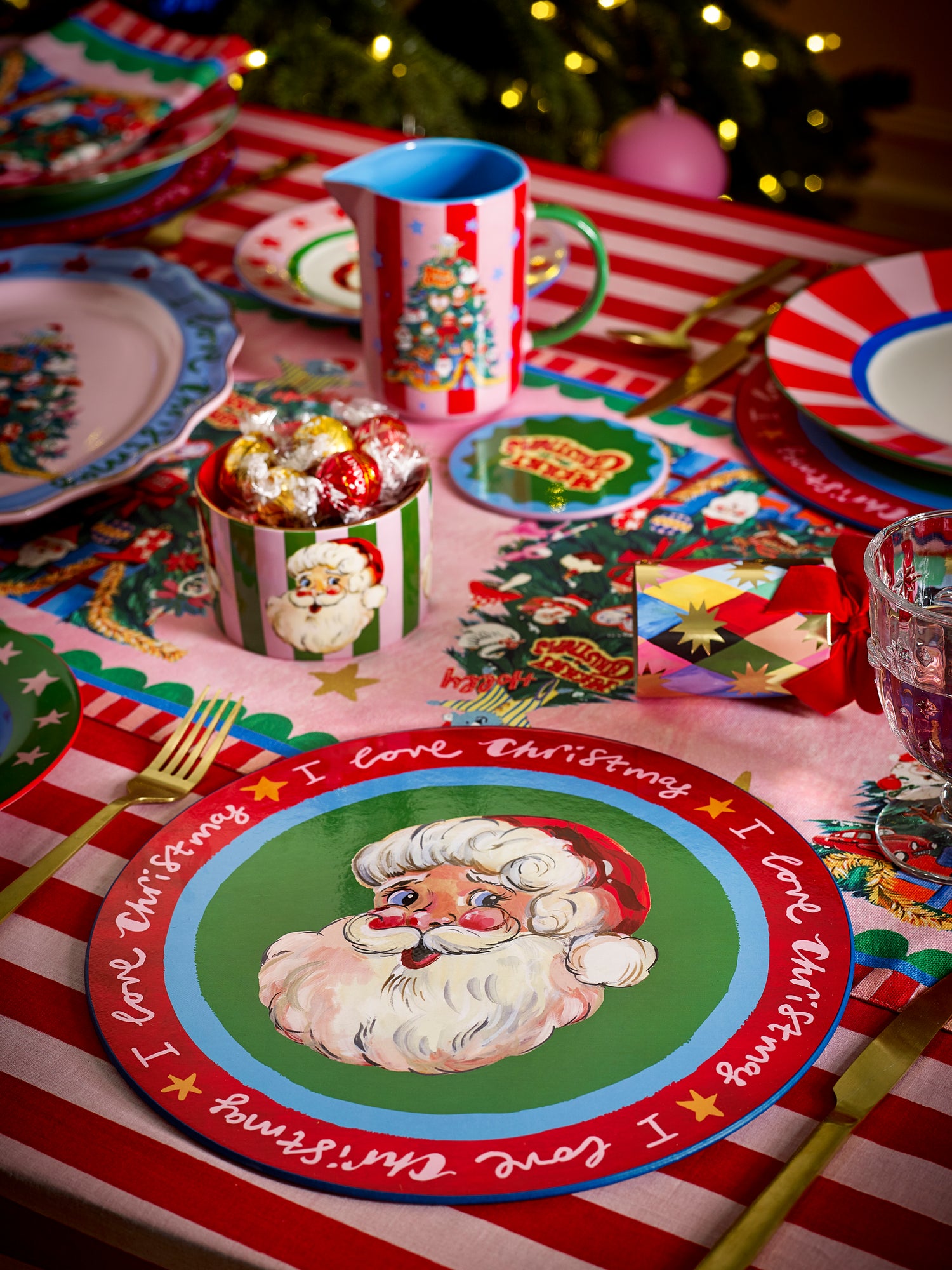Eleanor Bowmer Fabulously Festive Set of 4 Placemats
