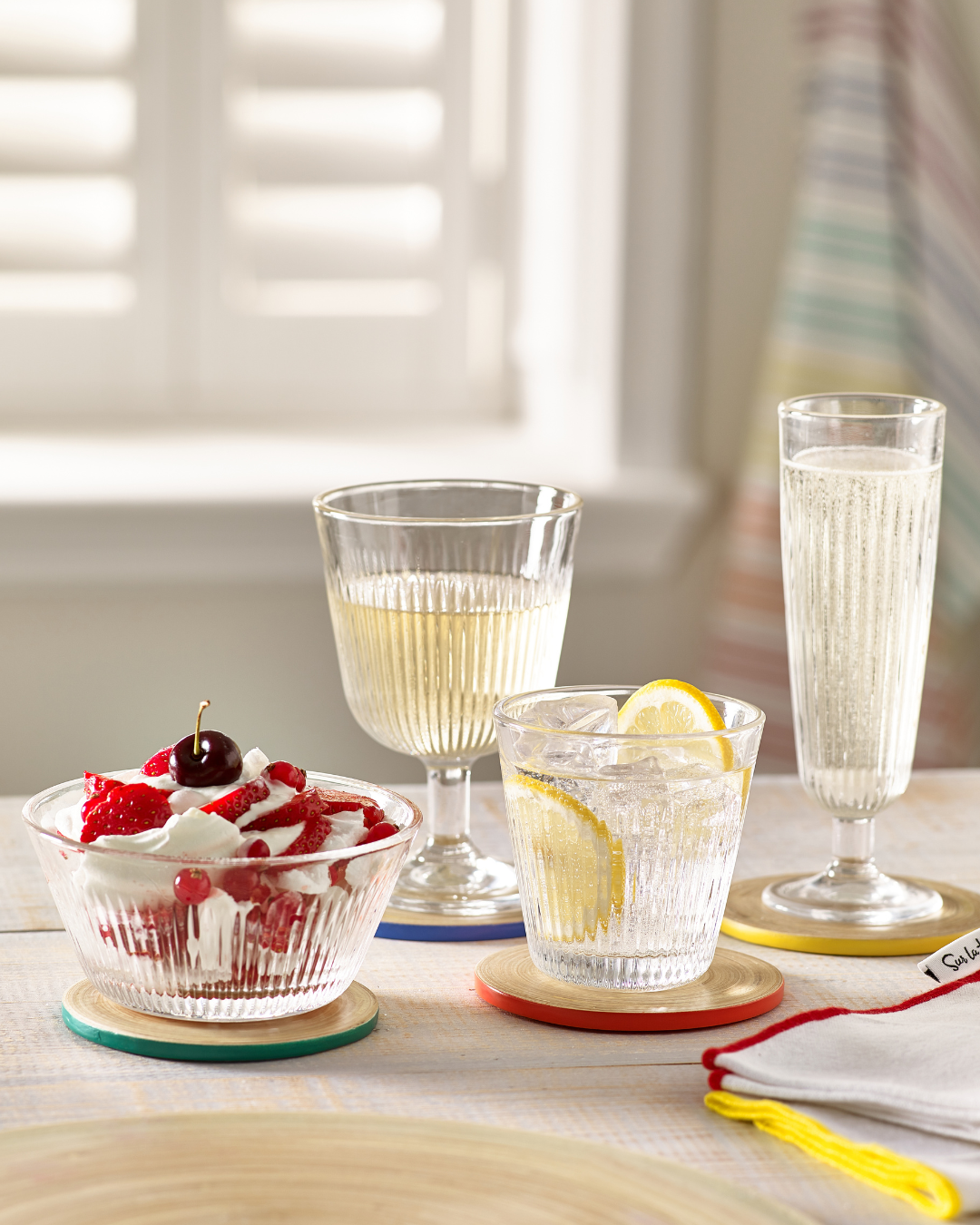 Sur La Table Ribbed Glass Bundle