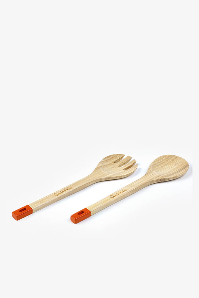 Sur La Table Bamboo Salad Spoons