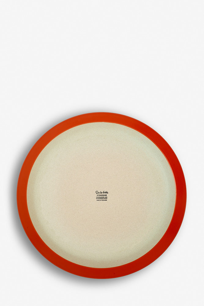 Sur La Table Orange Dinner Plate