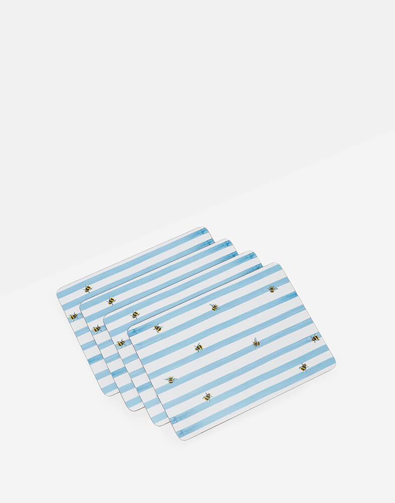 Joules Bee Stripe Placemats (Set of 4)