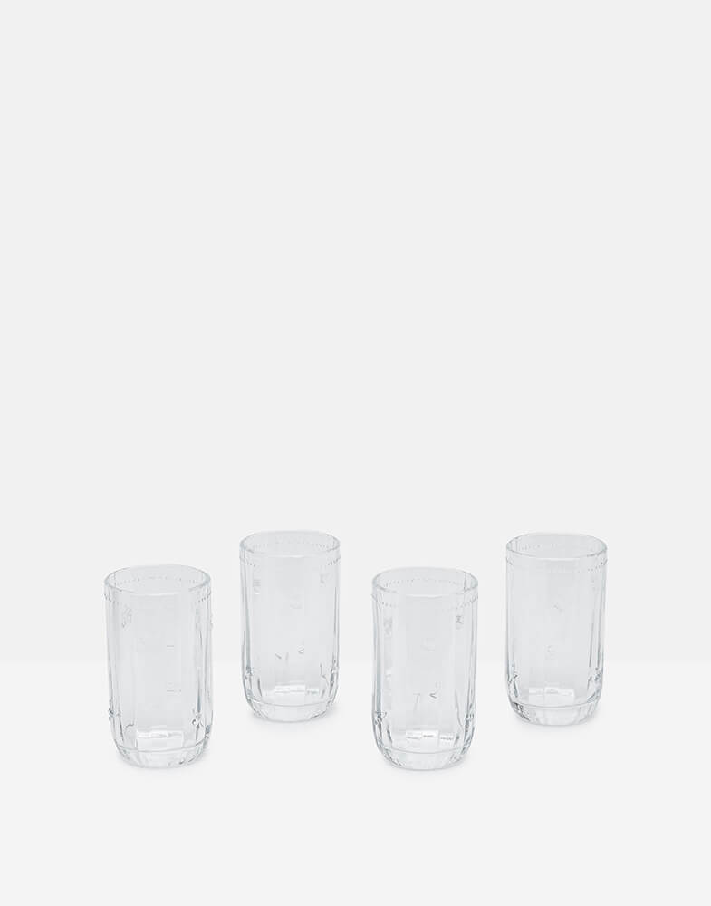 Joules Bee Glass High Ball (Set of 4)