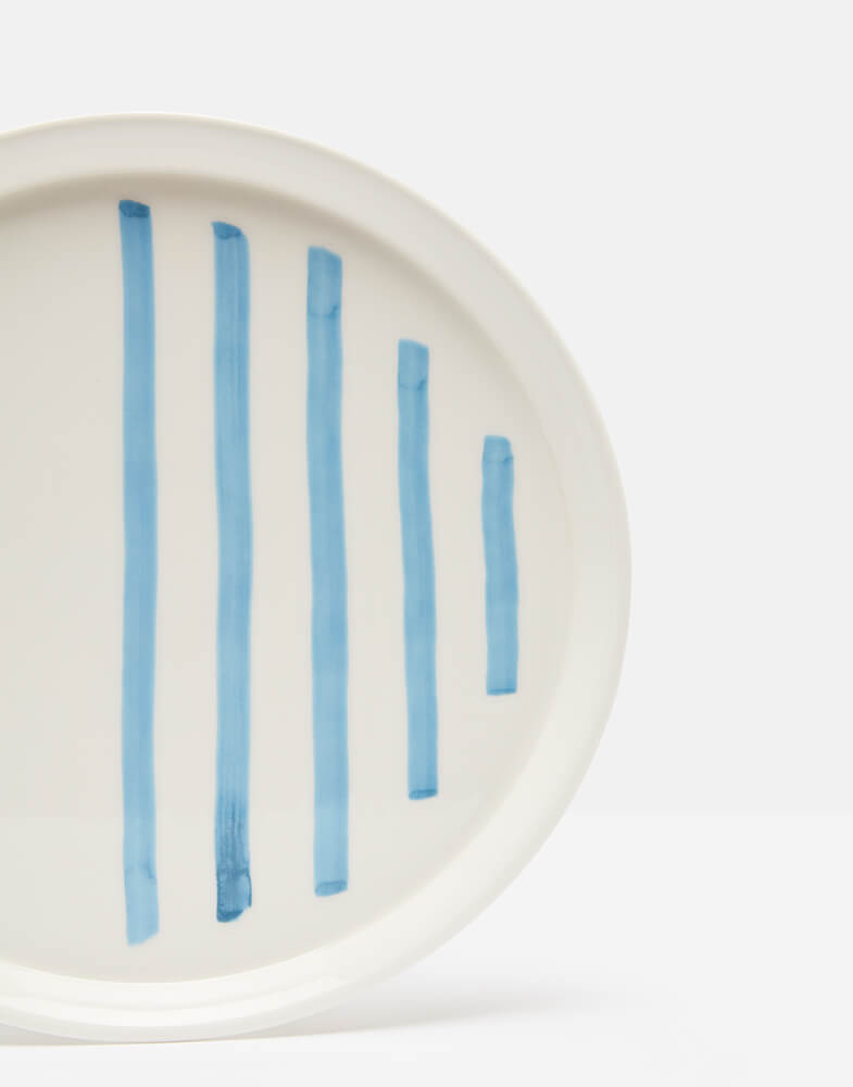 Joules Blue Stripe Dinner Plate