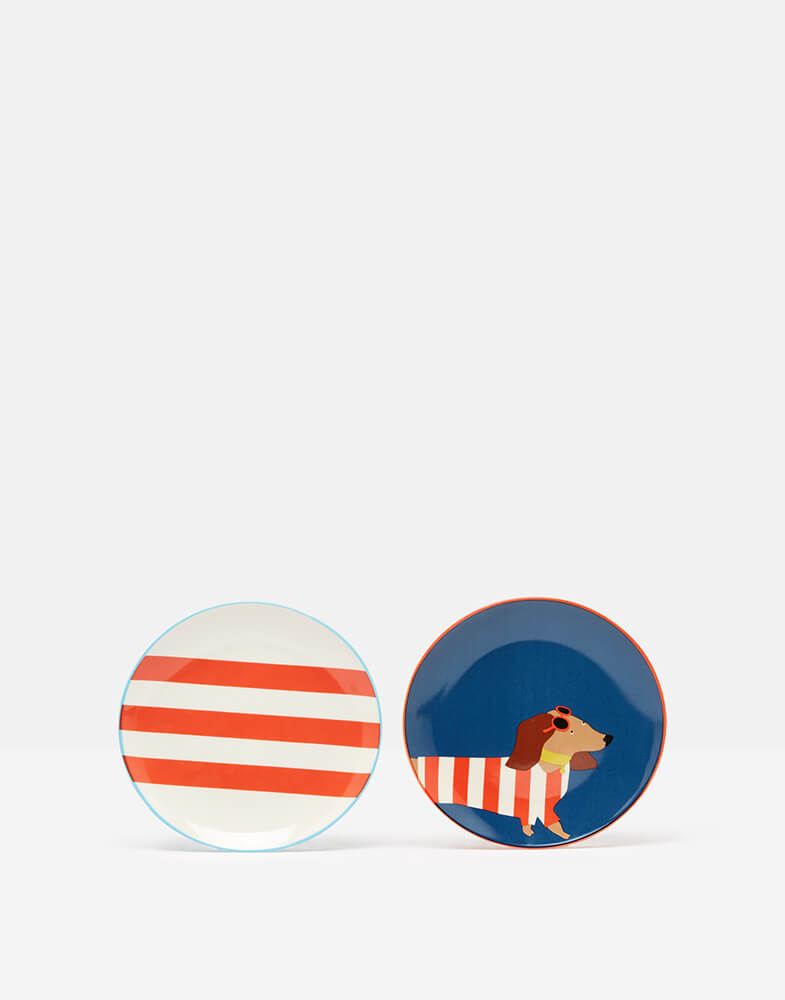 Joules Dachshund Side Plate (Set of 2)