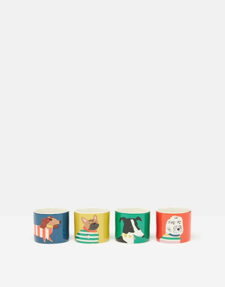 Joules Dog Egg Cups (Set of 4)