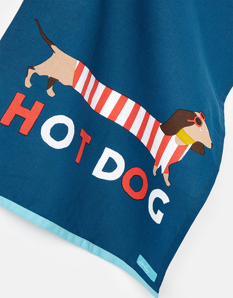 Joules Hot Dog Tea Towels (Set of 2)