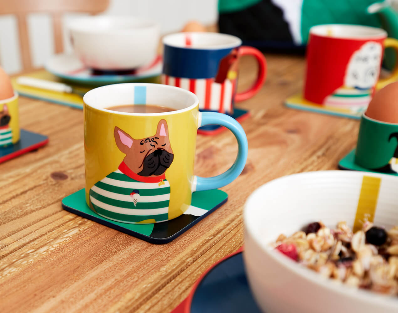 Joules Pug Cuppa Mug