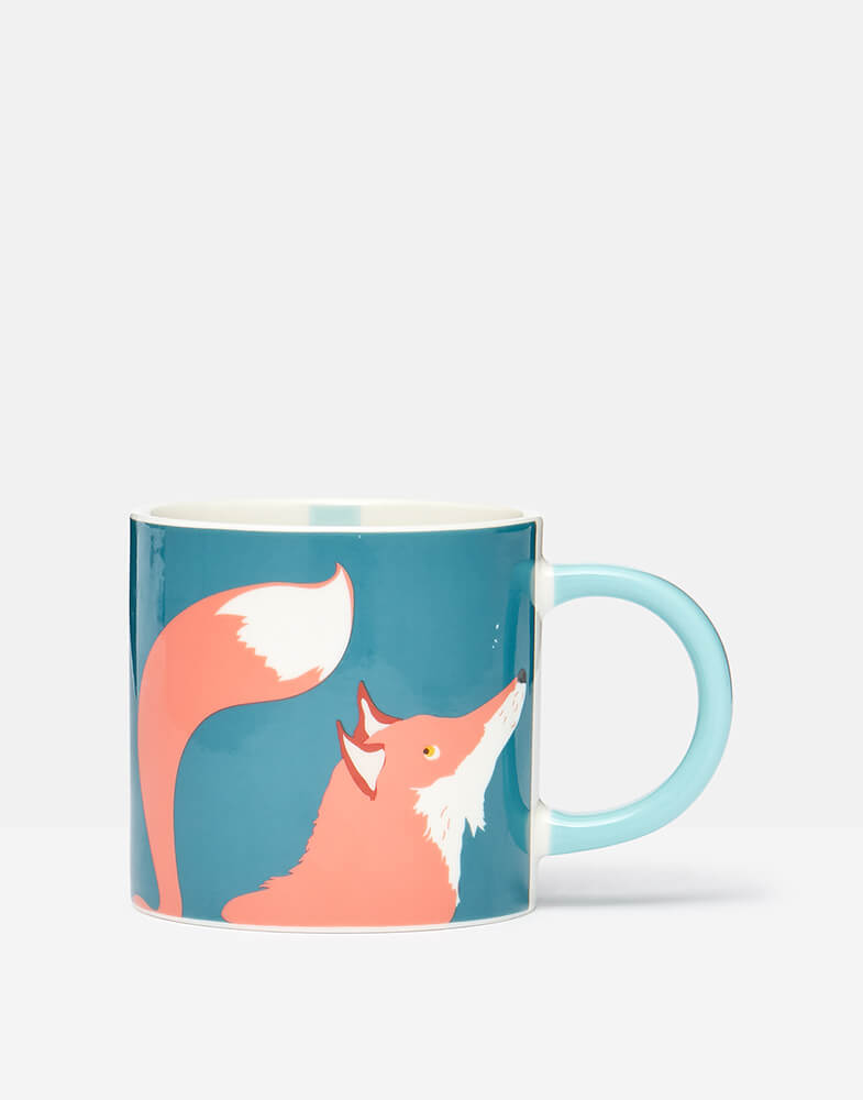 Joules Teal Fox Mug