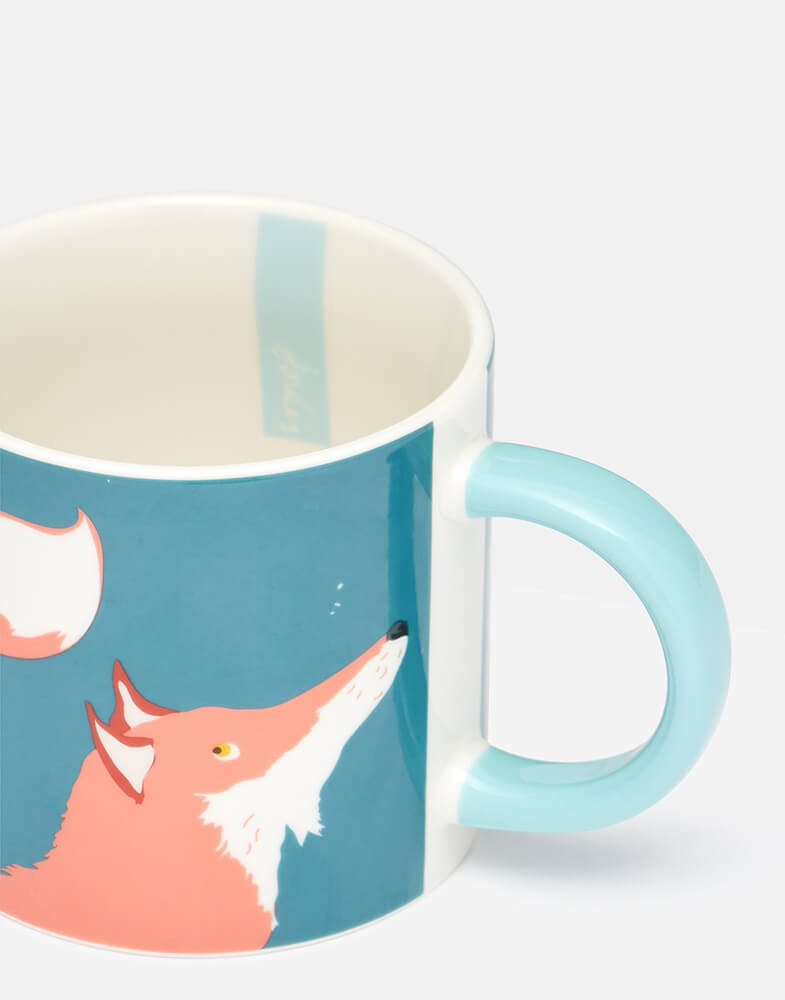 Joules Teal Fox Mug