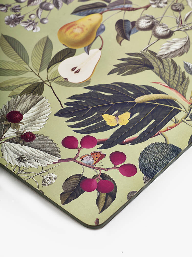 Kew Gardens Fruit And Floral Rectangle Placemat (Set of 4)