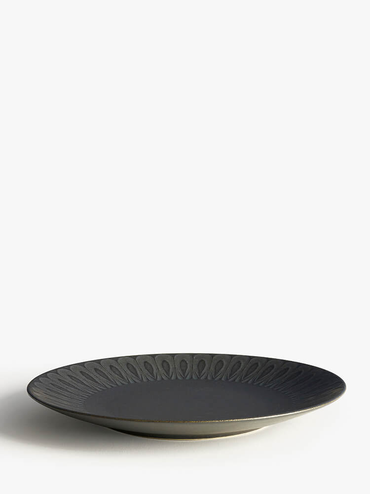 Kew Gardens Living Jewels Black Dinner Plate