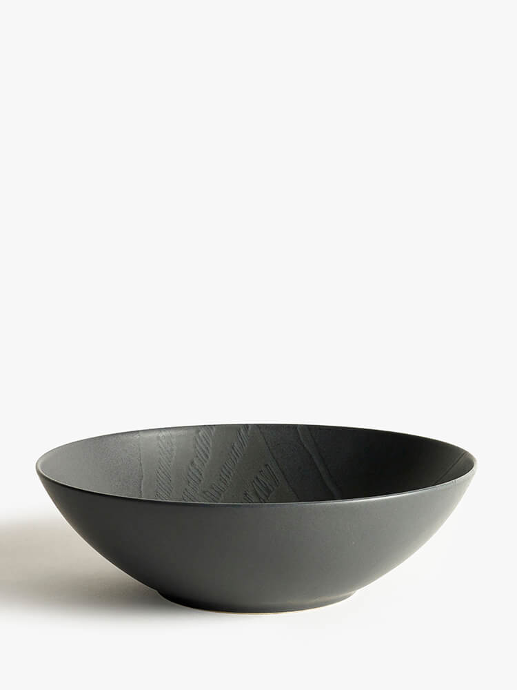 Kew Gardens Living Jewels Black Salad Bowl