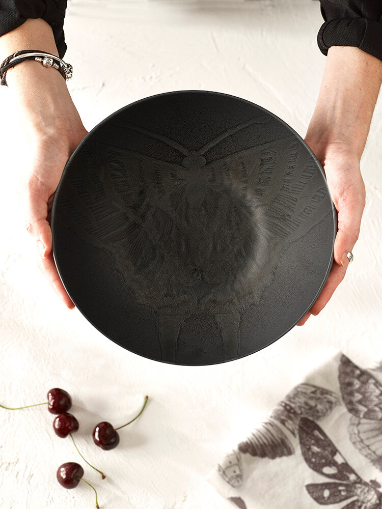 Kew Gardens Living Jewels Black Salad Bowl