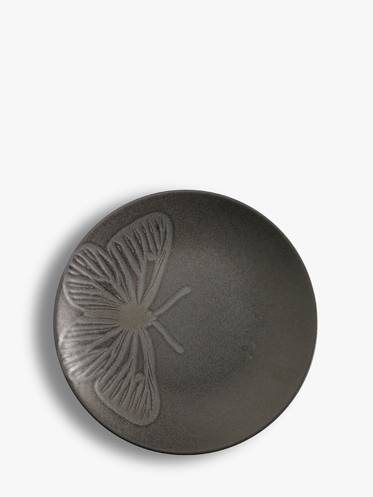 Kew Gardens Living Jewels Black Side Plates (Set of 4)