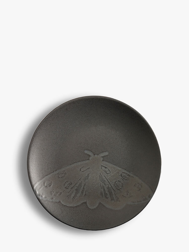 Kew Gardens Living Jewels Black Side Plates (Set of 4)