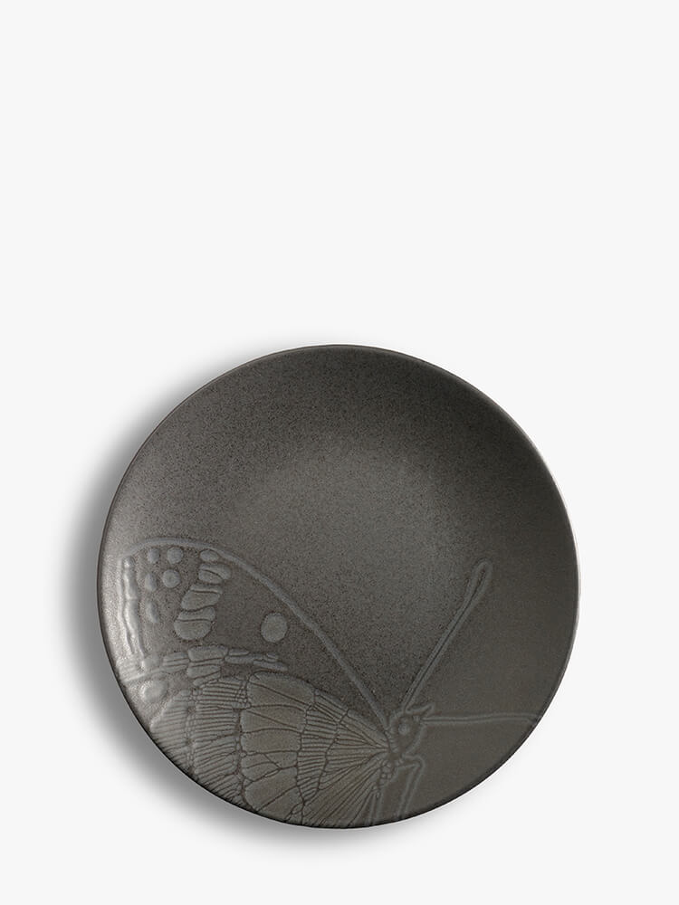 Kew Gardens Living Jewels Black Side Plates (Set of 4)