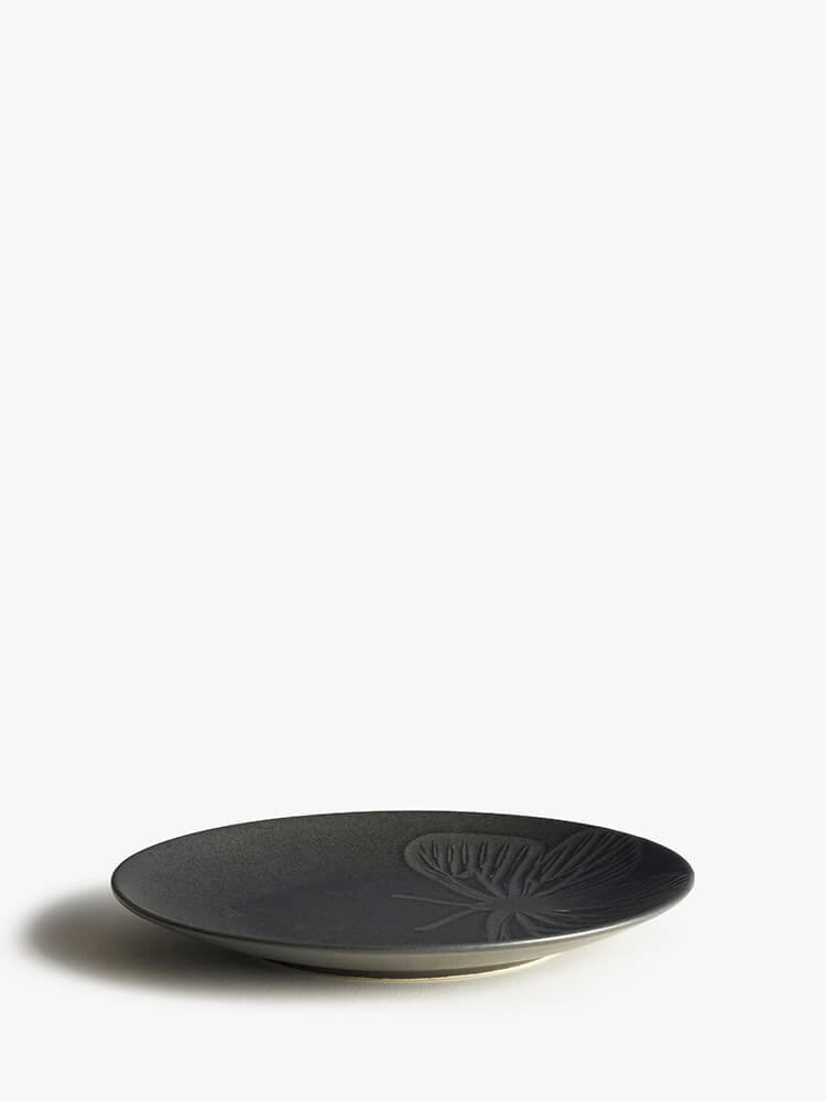 Kew Gardens Living Jewels Black Side Plates (Set of 4)