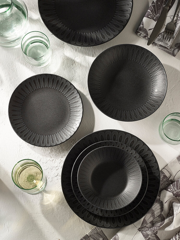 Kew Gardens Living Jewels Black Side Plate