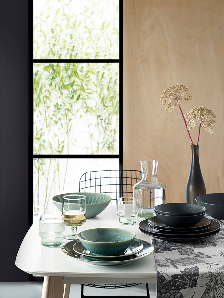 Kew Gardens Living Jewels Teal Pasta Bowl