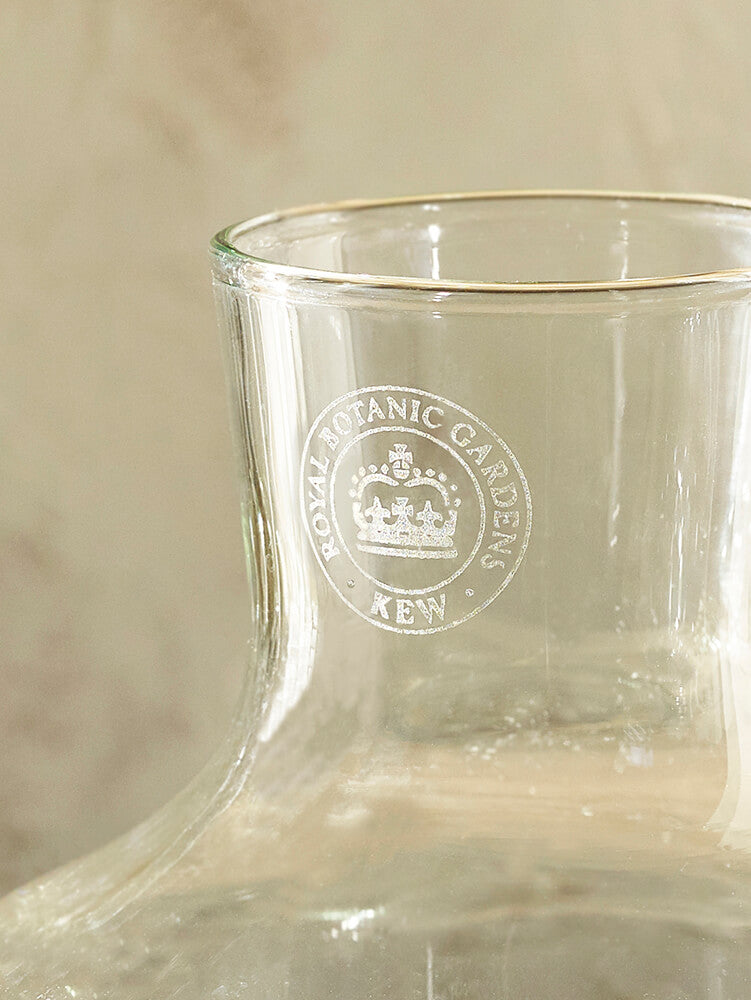 Kew Gardens Living Jewels Recycled Carafe Etched Logo