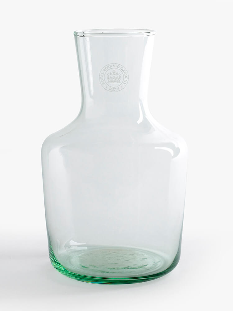 Kew Gardens Living Jewels Recycled Carafe Etched Logo