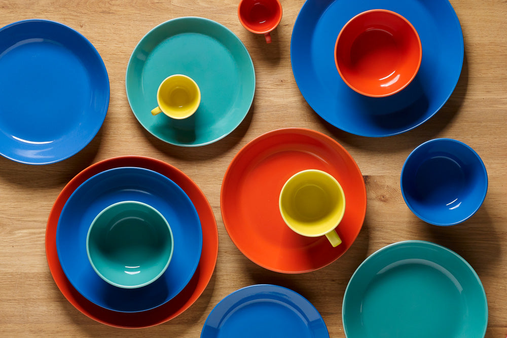 Sur La Table Blue Dinner Plate