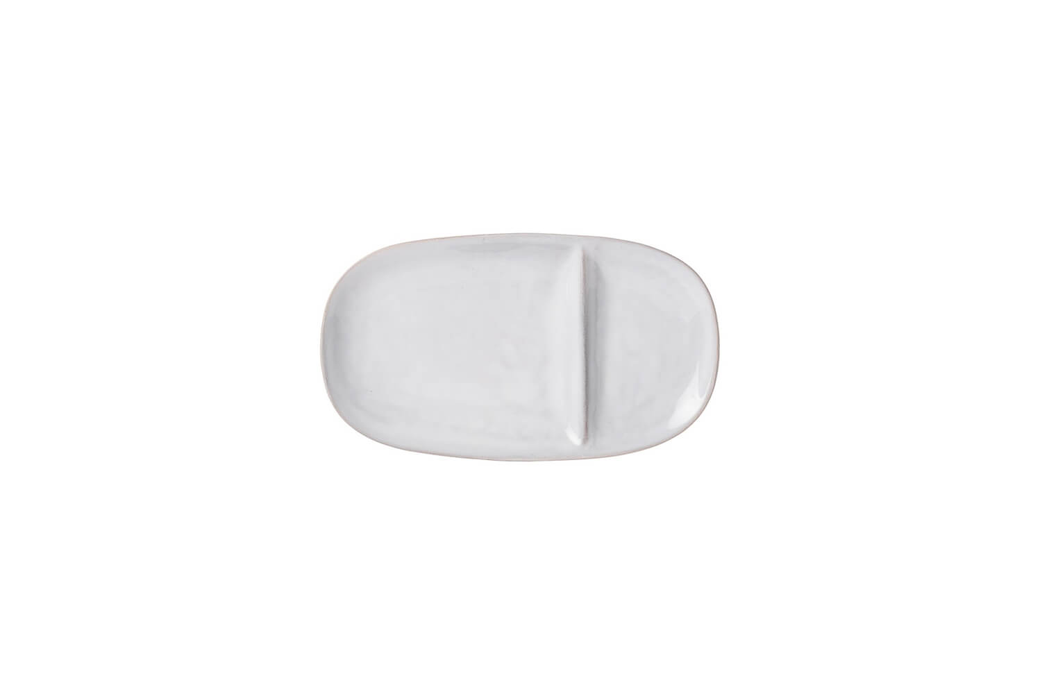 Nosse Svelte Divided Platter 20 - Stone