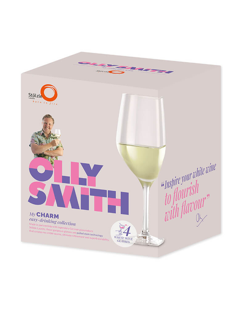 Olly Smith Charm White Wine Glasses (Set of 4)