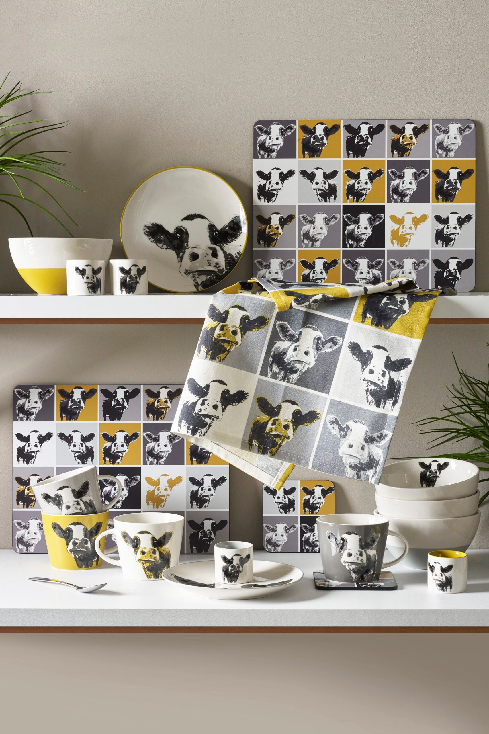 MM Sketch Moo Cereal Bowls Set of 2