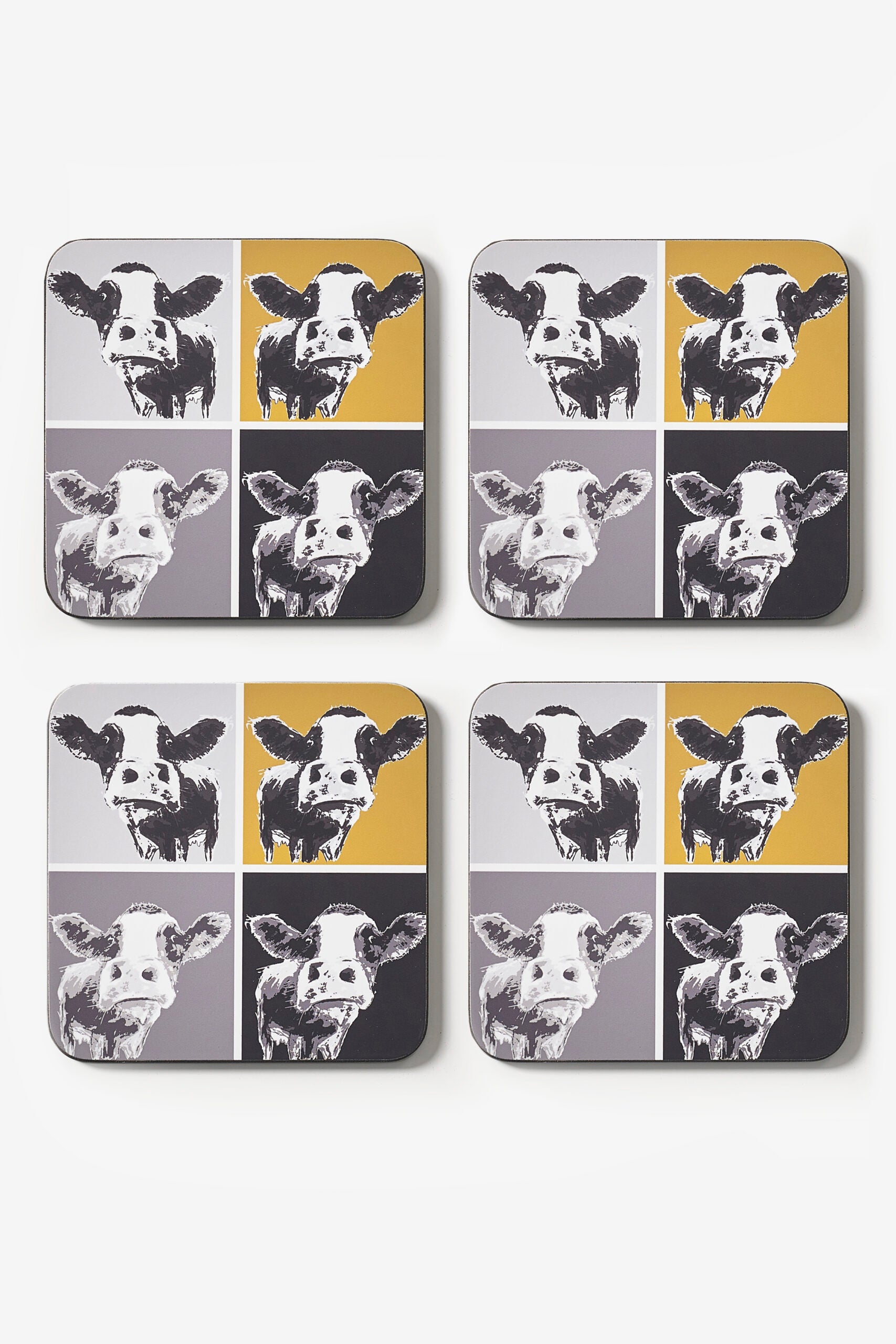 MM Sketch Moo Coasters Set of 4