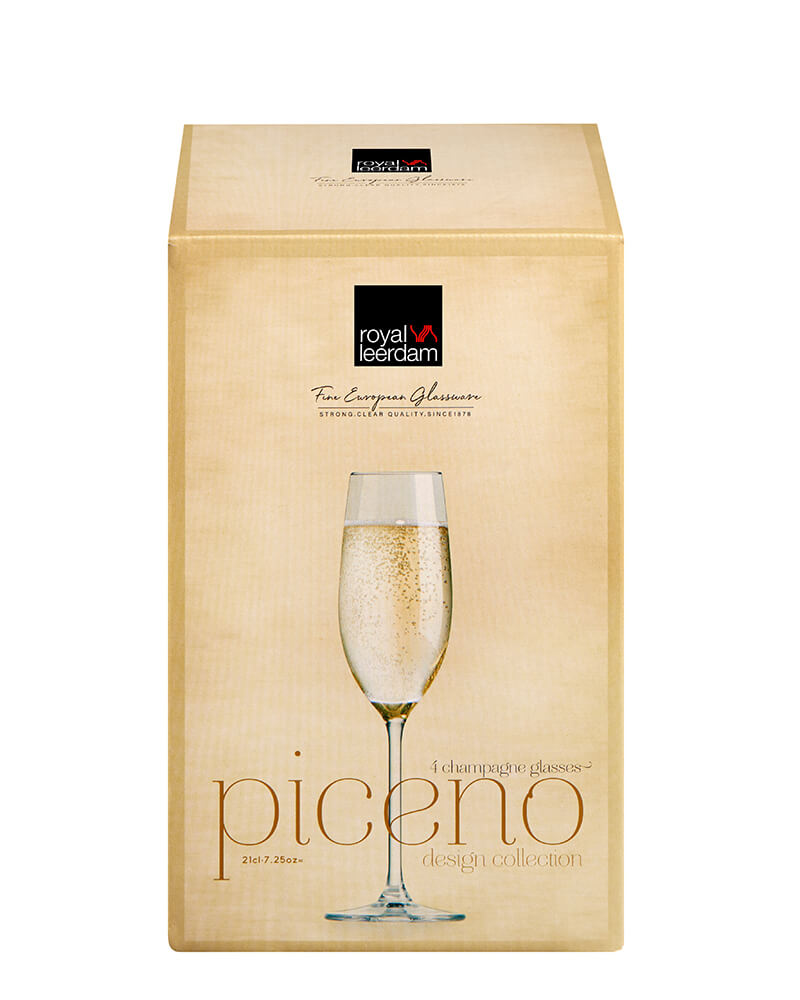 Royal Leerdam Piceno Flute Glasses (Set of 4)