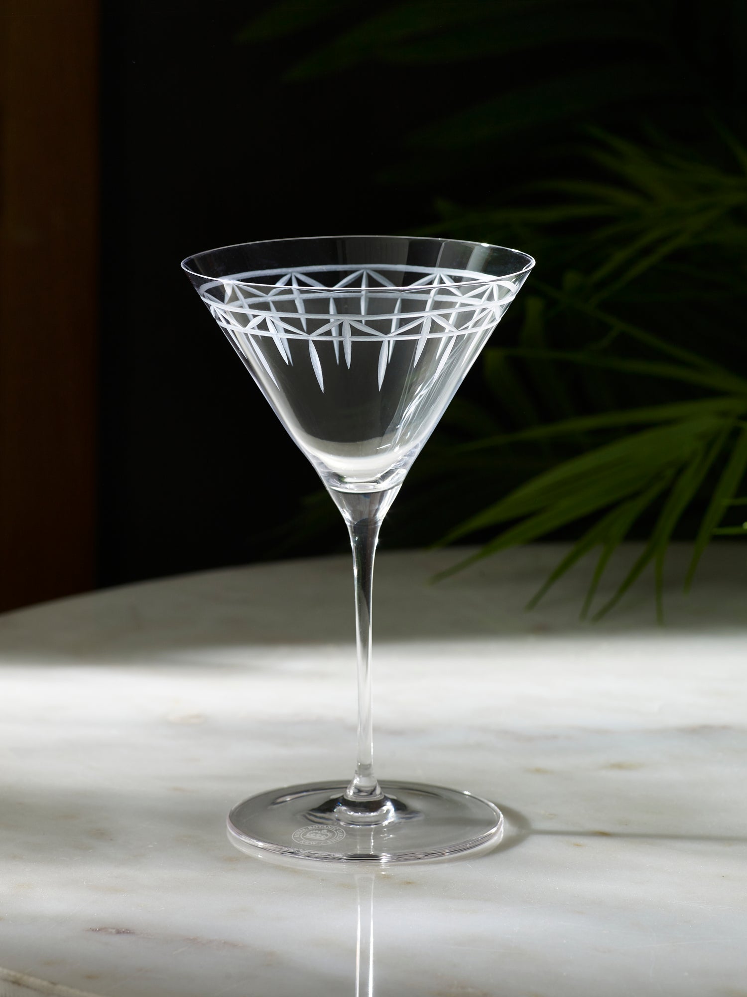 Kew Gardens Palm House Martini Set of 2 Glasses