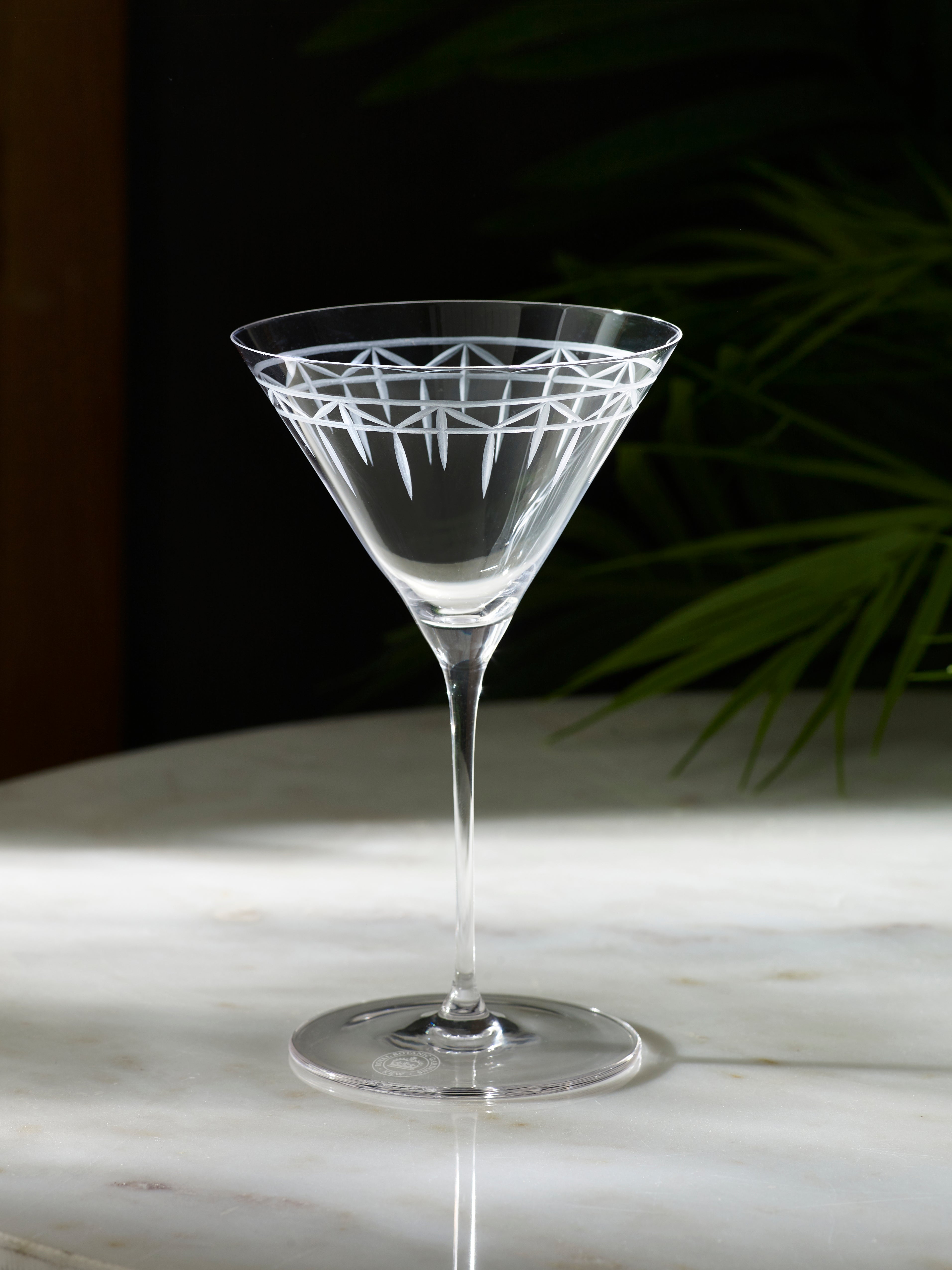 Kew Gardens Palm House Martini Set of 2 Glasses