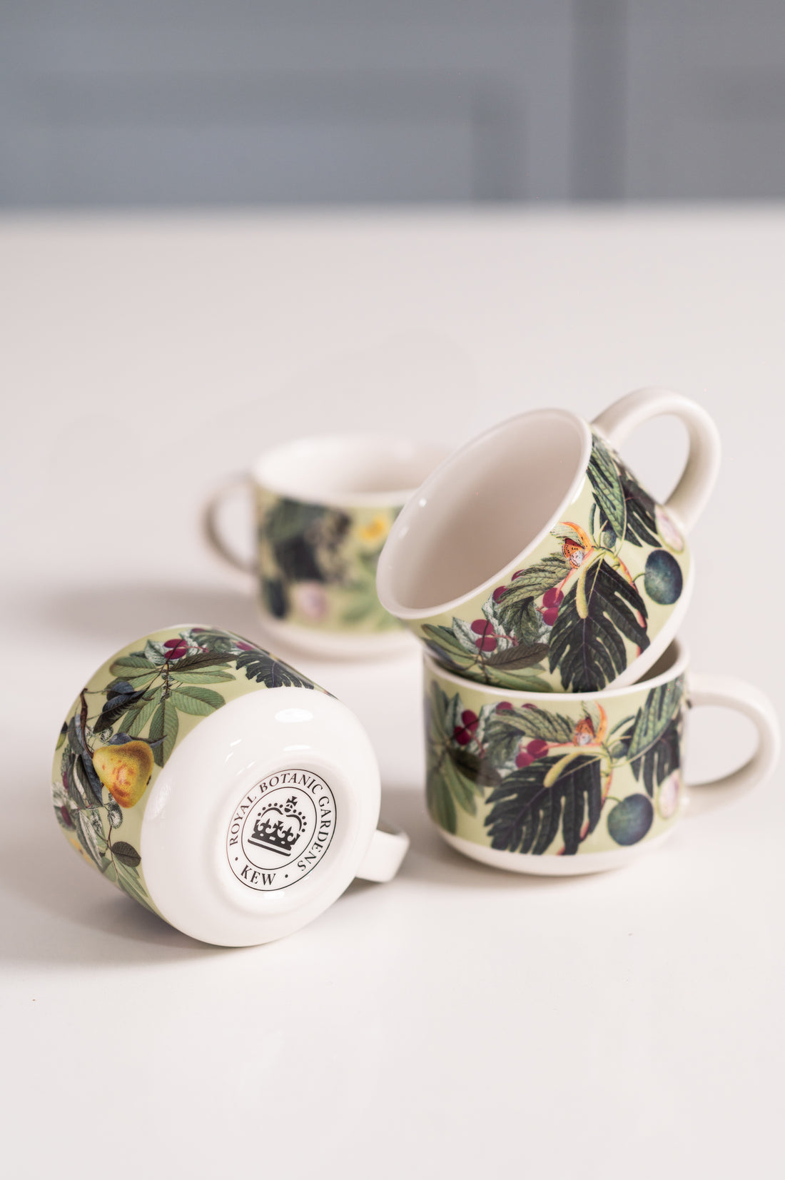 Kew Bloom Set of 4 Espresso Mugs