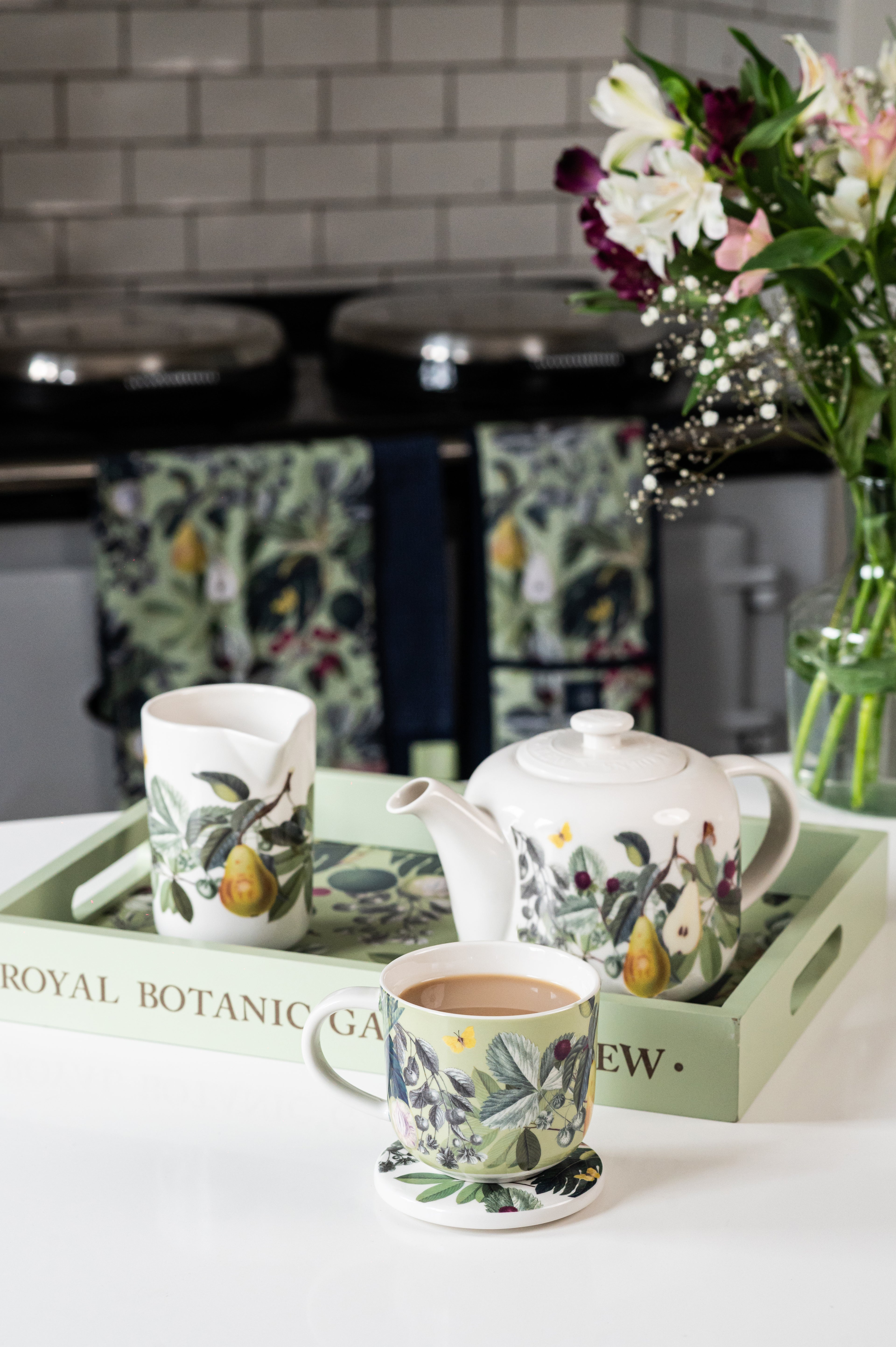 Kew Bloom Mug &amp; Coaster Set