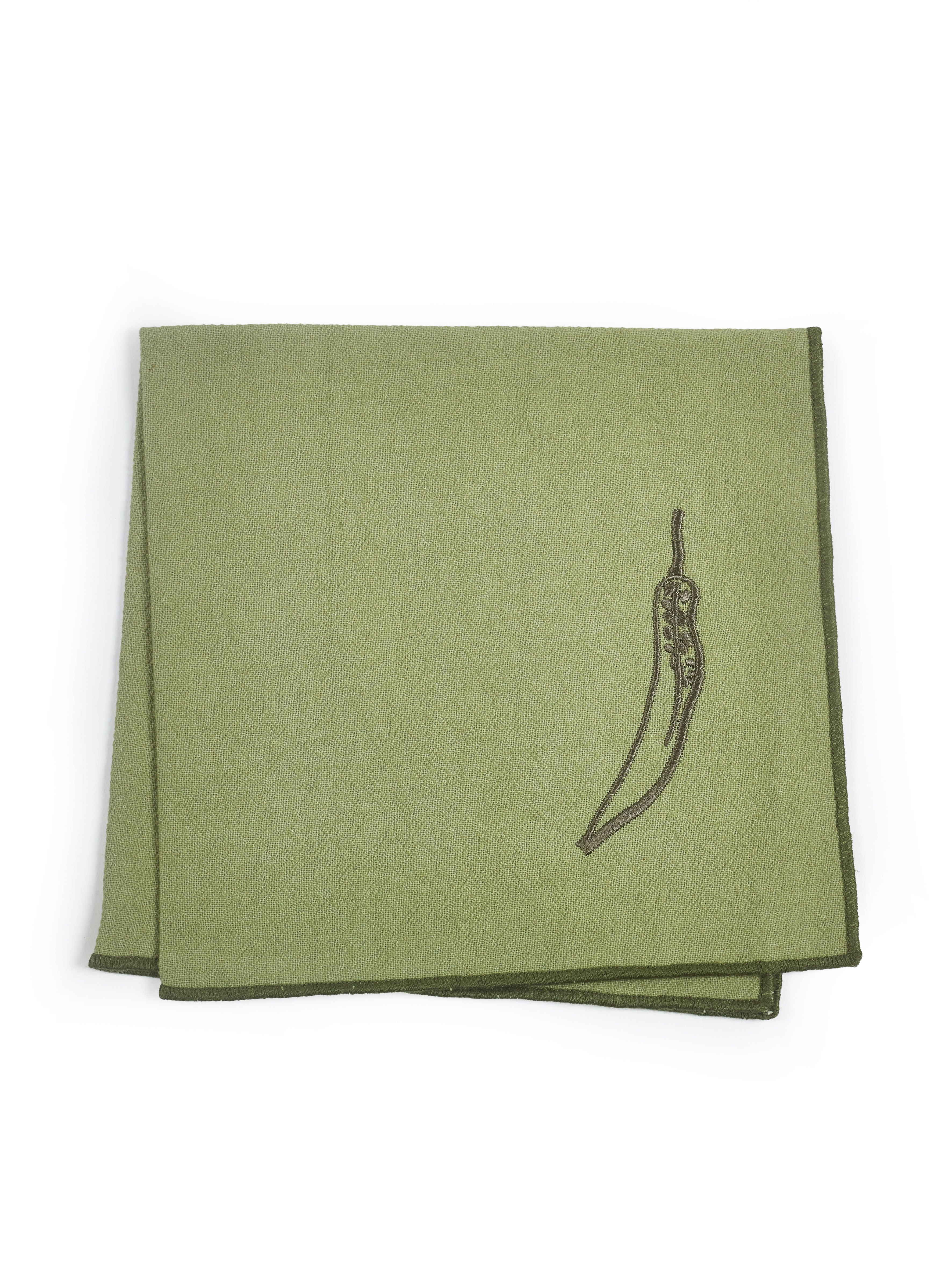 PurerHome x Eden Project Set of 4 Embroidered Napkins