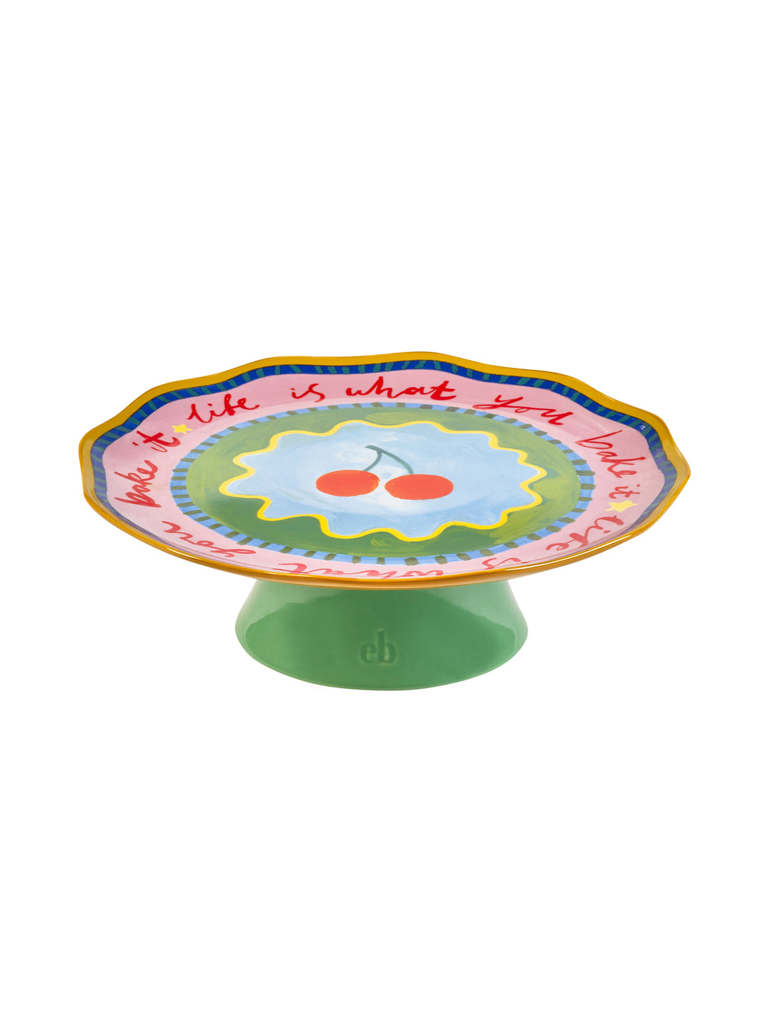 Eleanor Bowmer Electric Coast Cake Plate