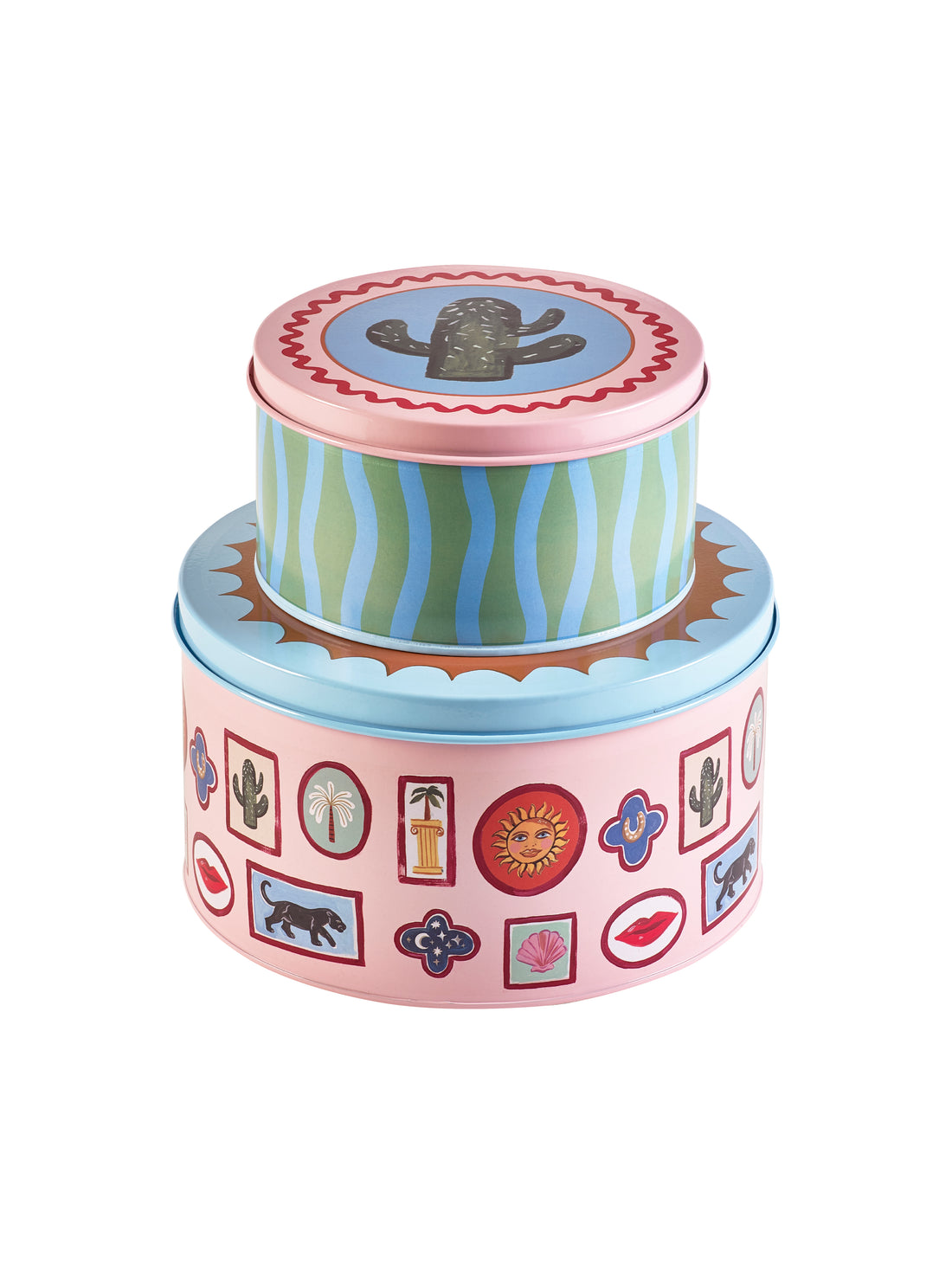 Eleanor Bowmer Electric Coast Set of 2 Cake Tins