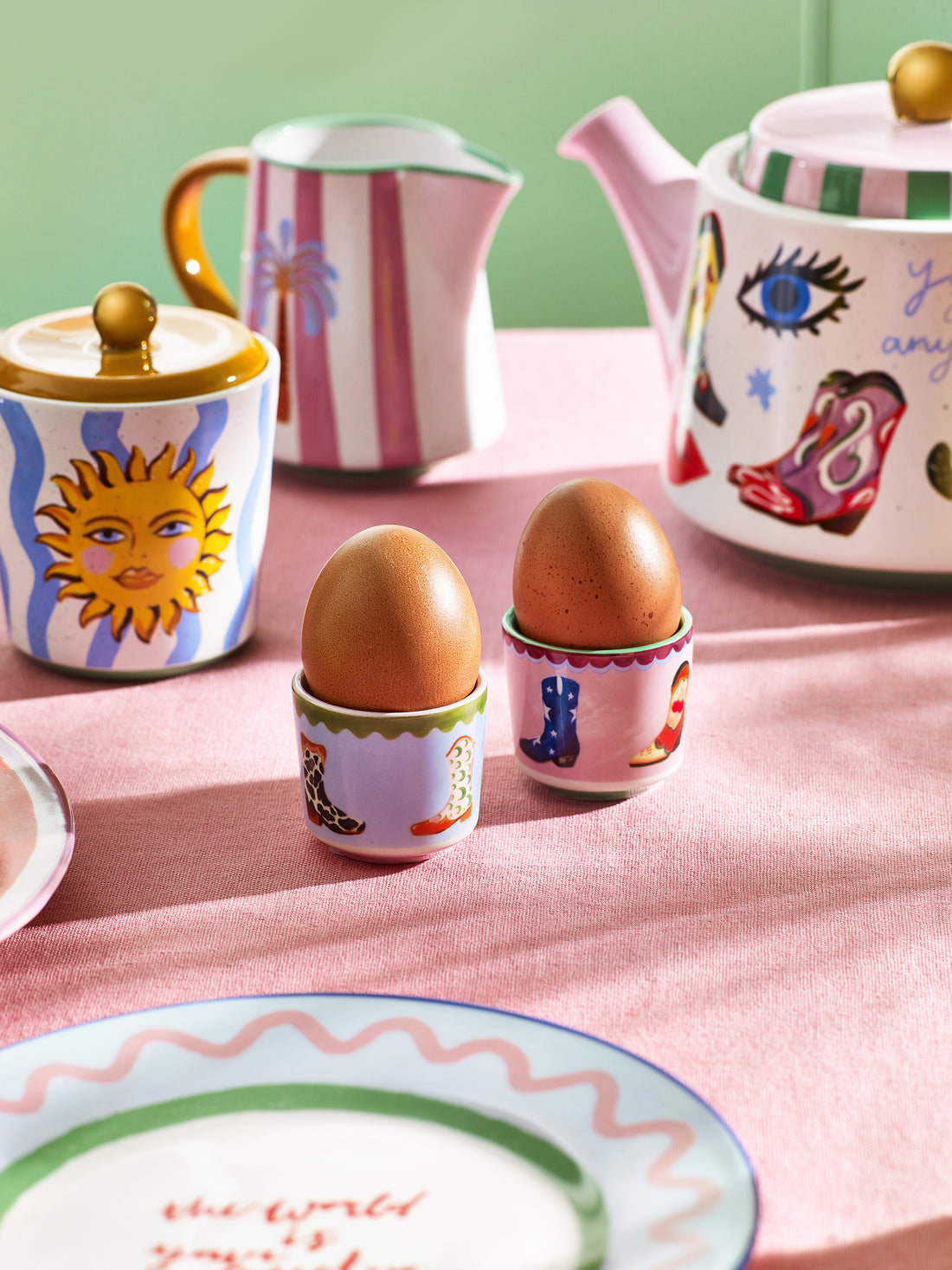Eleanor Bowmer Electric Coast Set of 2 Egg Cups