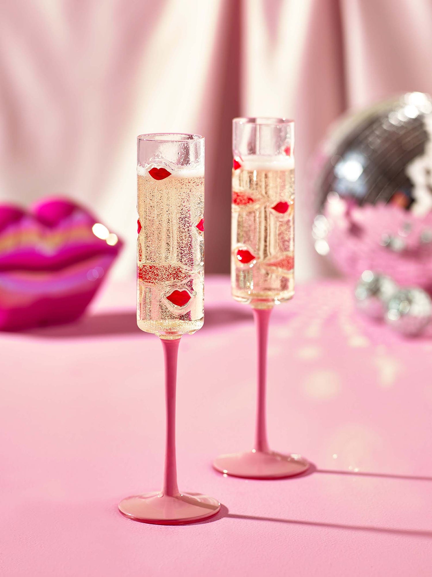 Eleanor Bowmer With Love Set of 2 Lips Flutes