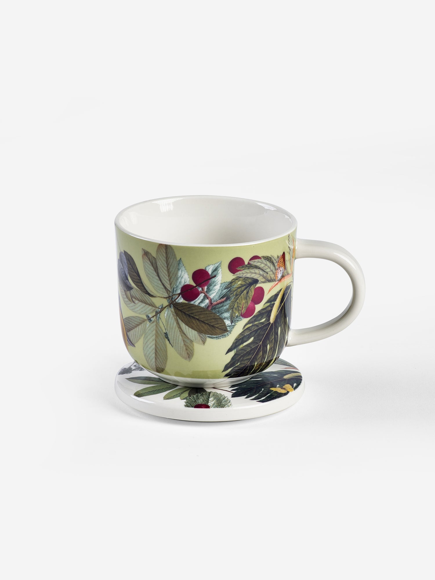 Kew Bloom Mug &amp; Coaster Set