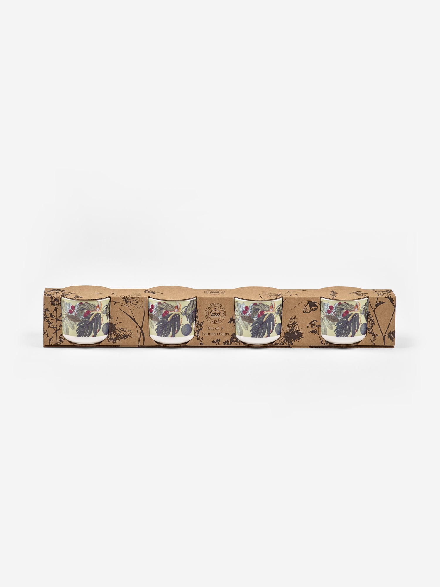 Kew Bloom Set of 4 Espresso Mugs