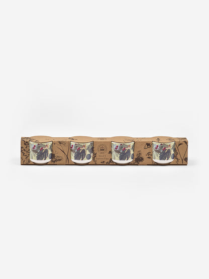 Kew Bloom Set of 4 Espresso Mugs
