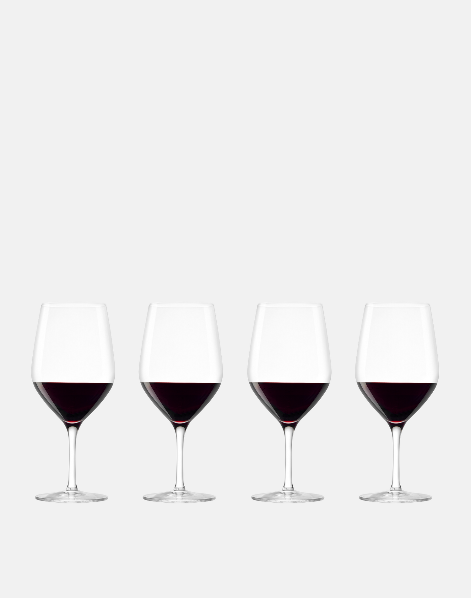 Crystal Wine Glasses (Set of 4)