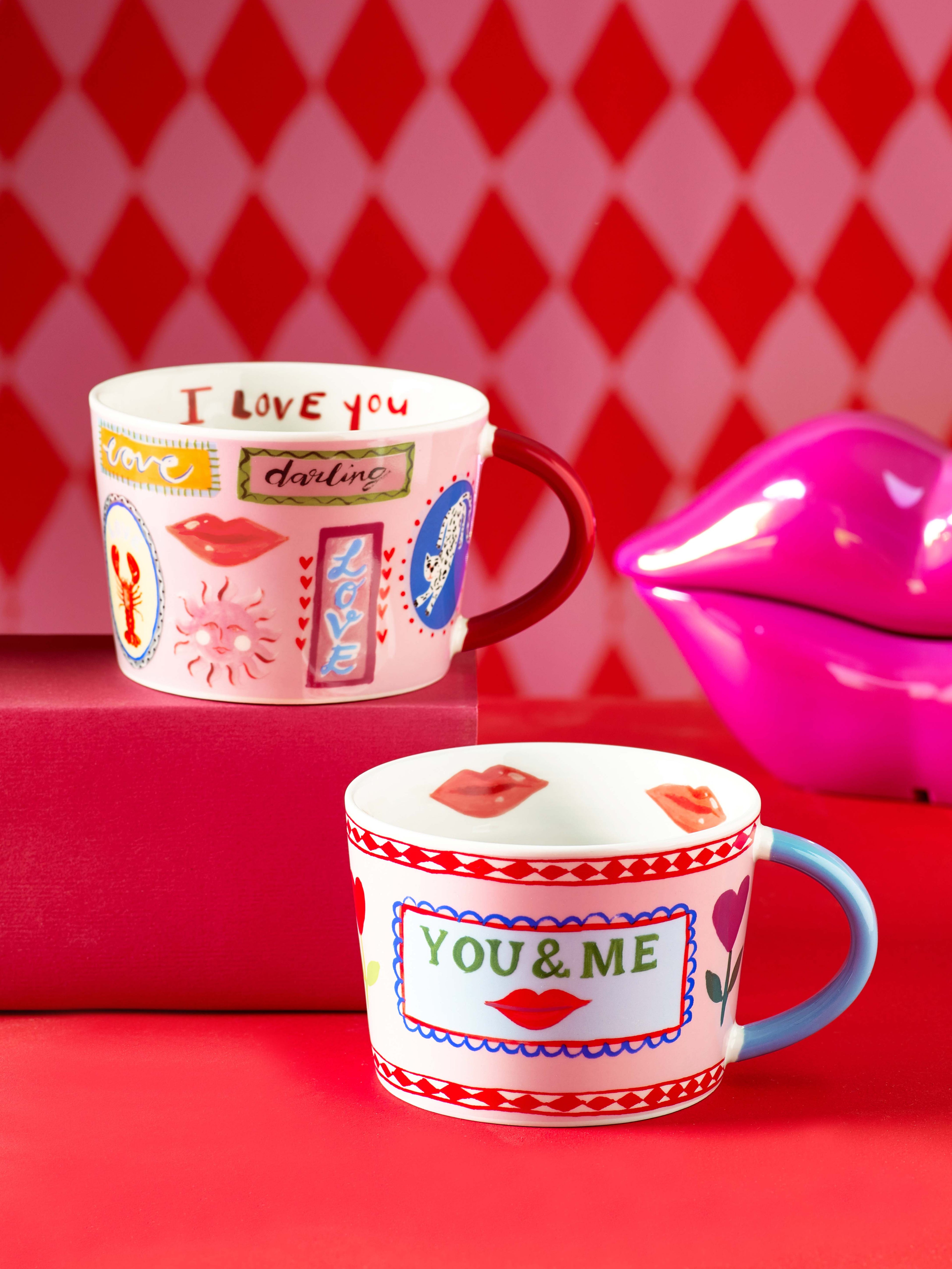 Eleanor Bowmer With Love Set of 2 Mugs