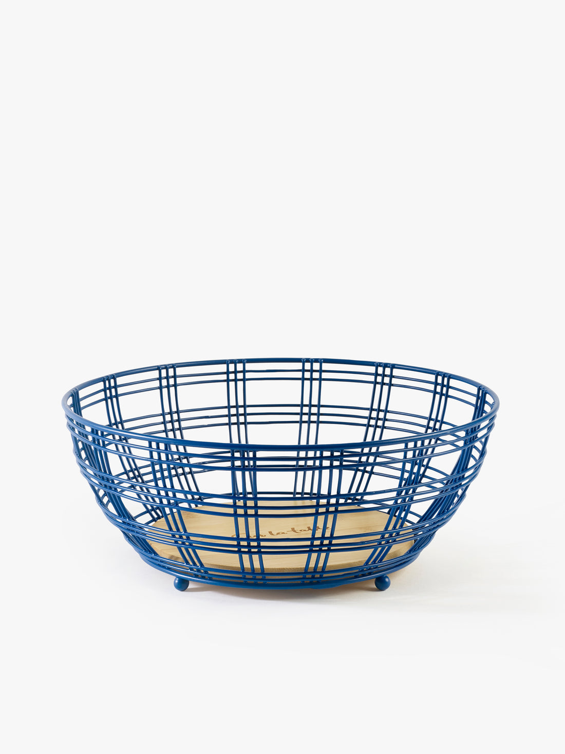 Sur La Table Blue Wire Fruit Bowl